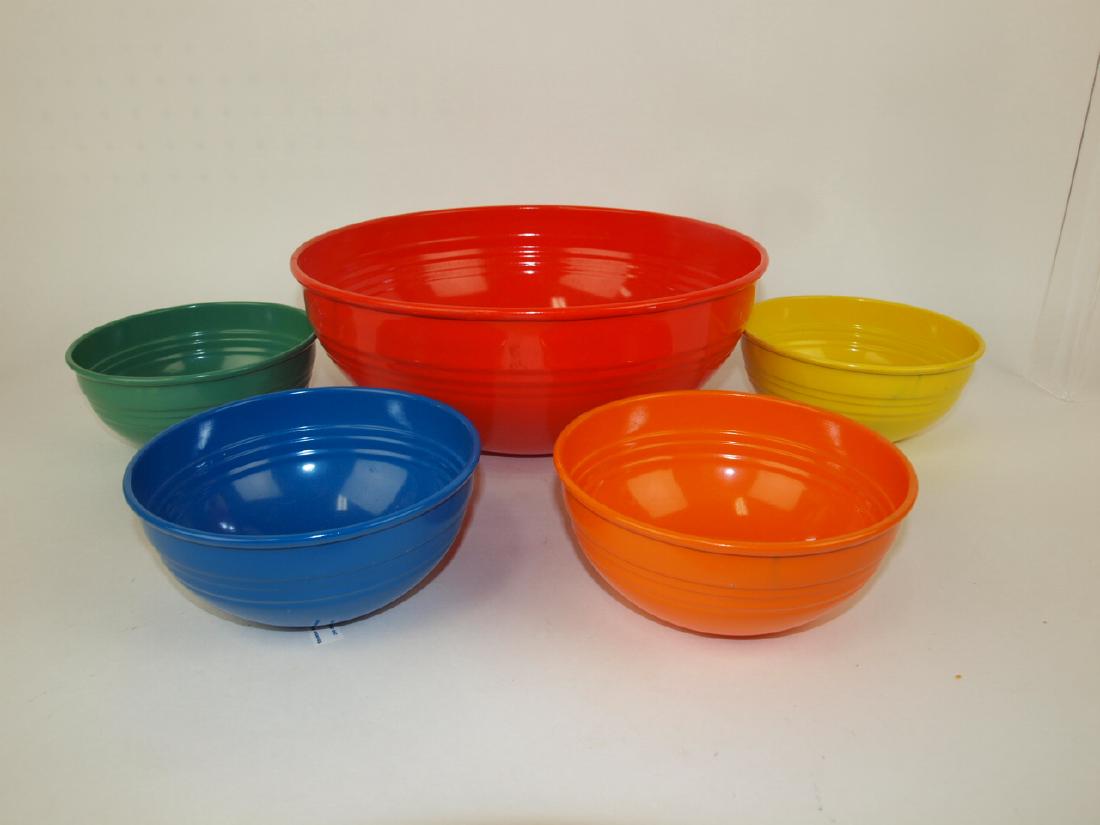 Fiesta metal go-along popcorn set, 5 pieces: Fiesta metal go-along popcorn set, 5 pieces