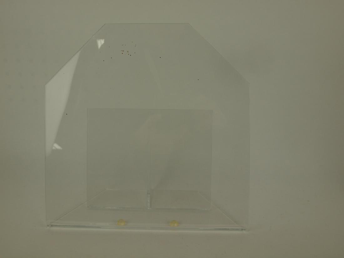 Fiesta relish tray plexiglass holder, no relish tray: Fiesta relish tray plexiglass holder, no relish tray