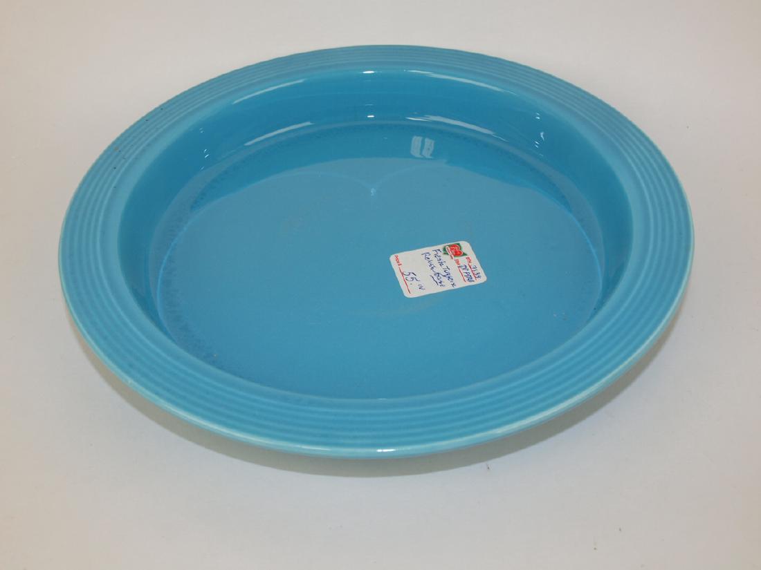 Fiesta relish tray base, turquoise (1 of 1)