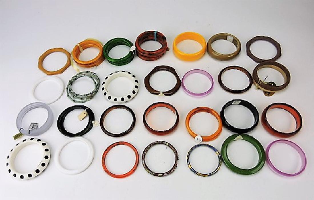 Lot of 45 bangle bracelets (1 of 1)
