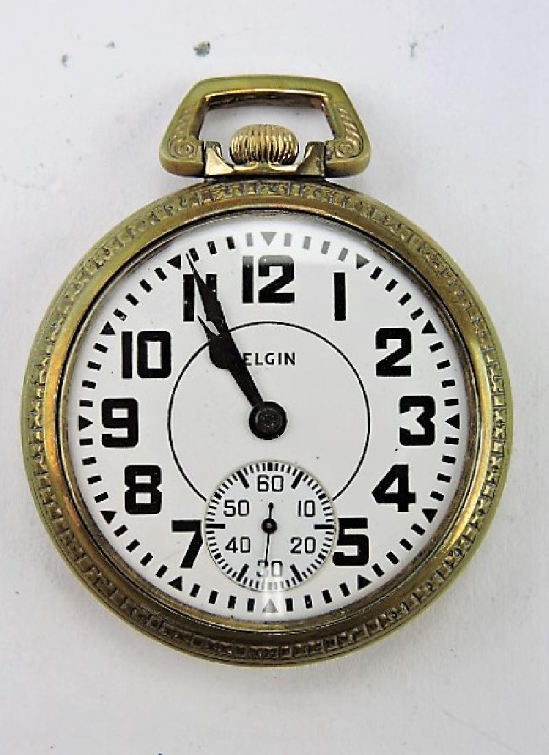Elgin B.W. Raymond 16s 21j #571 open face pocket watch (1 of 2)