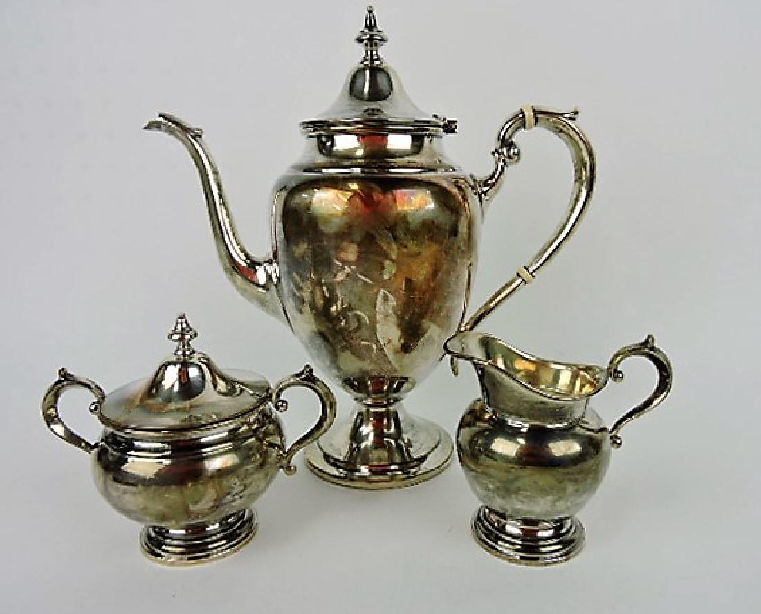 Gorham sterling silver 3 pc tea set 32oz