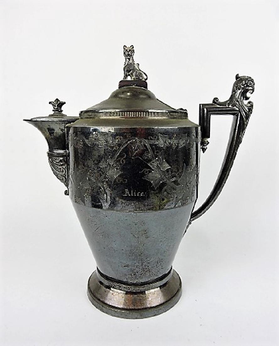 J. Stimpson Reed & Barton silver plate water cooler, (1 of 1)