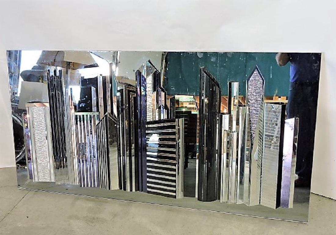 Mid Century Modern cityscape three dimensional sculpted (1 of 1)