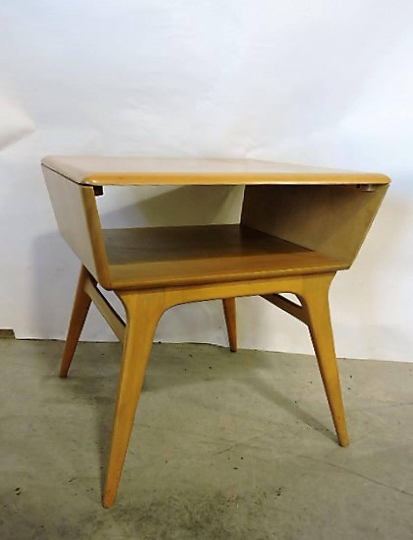Heywood Wakefield Mid Century Modern end table 26"h, (1 of 2)