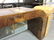 Mid Century Modern curved wooden desk 29"h, 72"w, 22"d, - 8