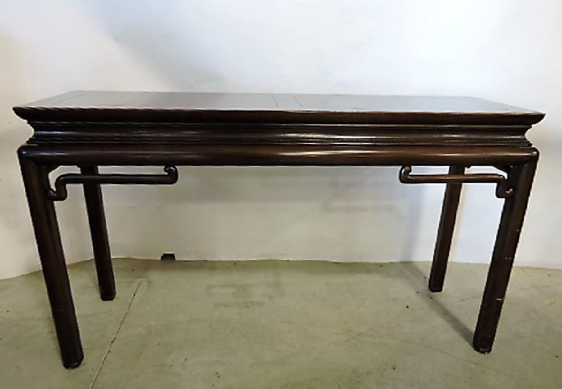 Baker Furniture Oriental style sofa table 4'6", 31"h, (1 of 1)