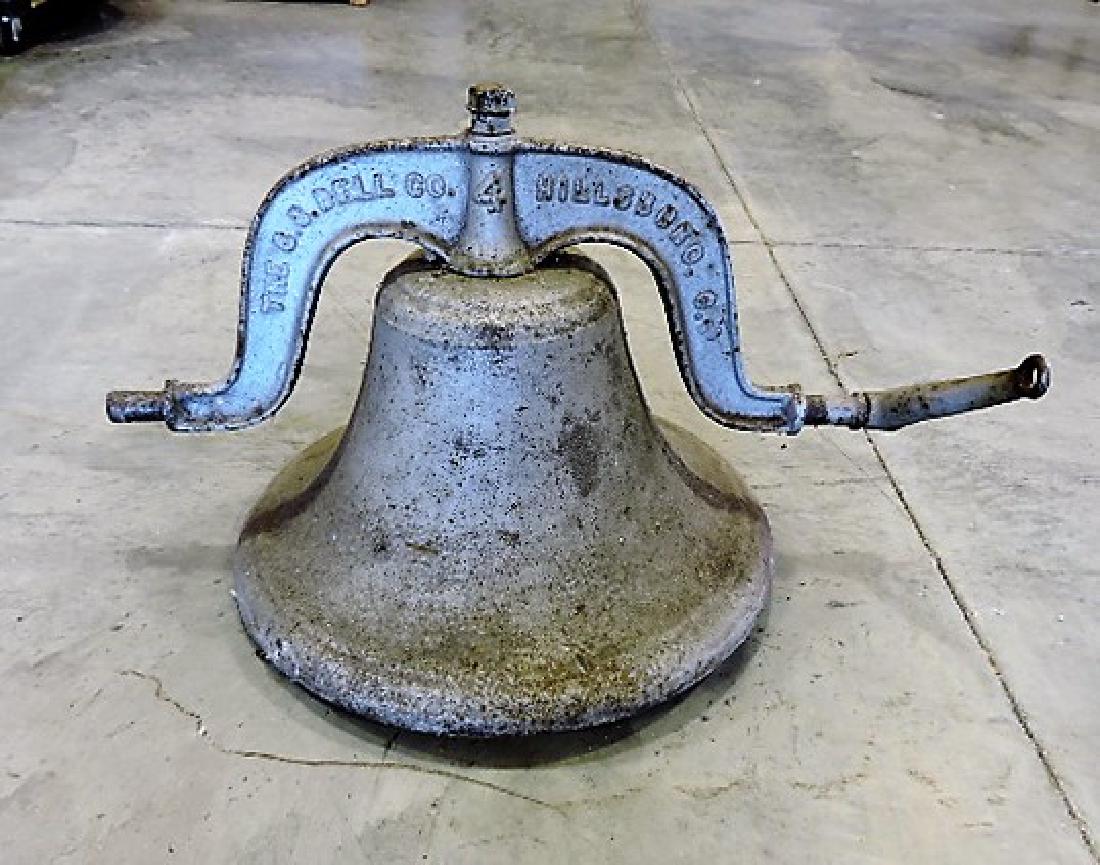 Large cast iron schoolhouse bell, 20"d, no bracket, (1 of 1)