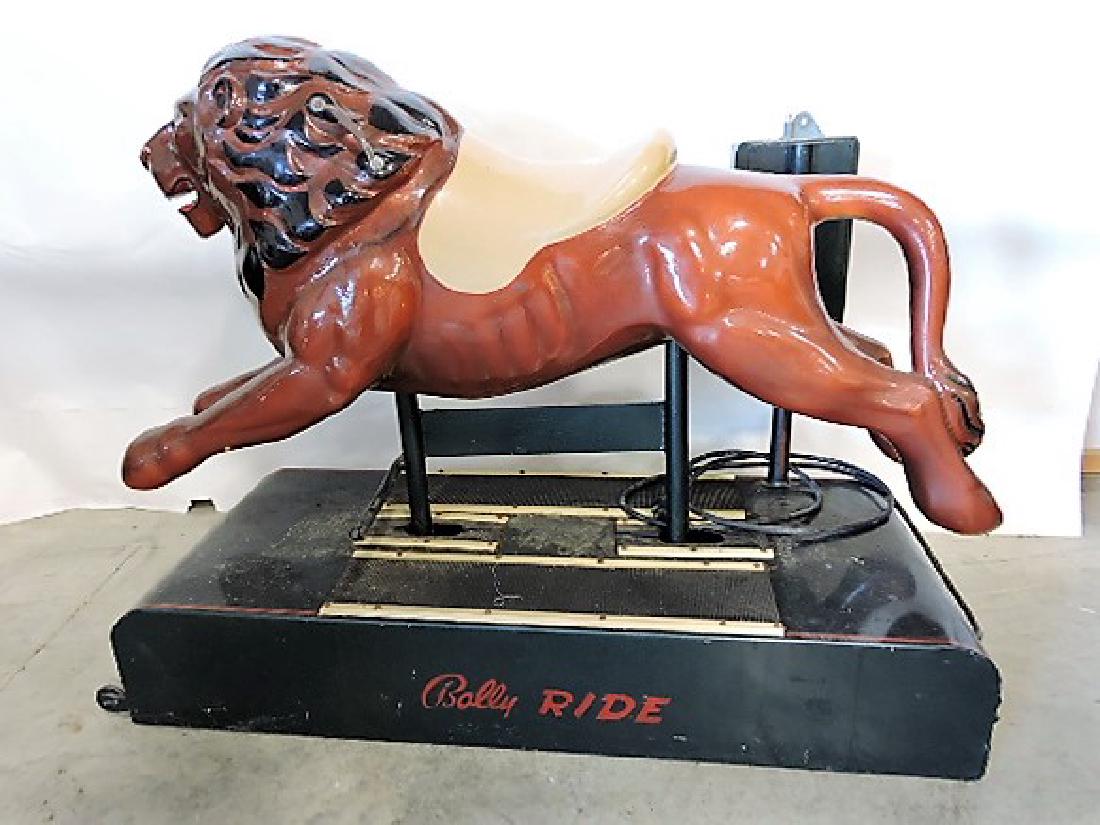 Coin operated circus lion riding toy "Bally Ride" (1 of 2)