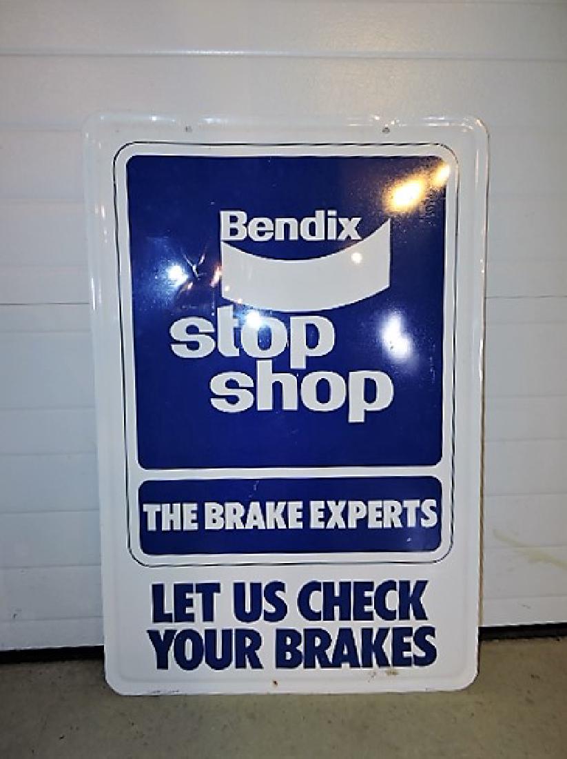 Bendix Stop Shop metal advertising sign, 24"x36" (1 of 1)