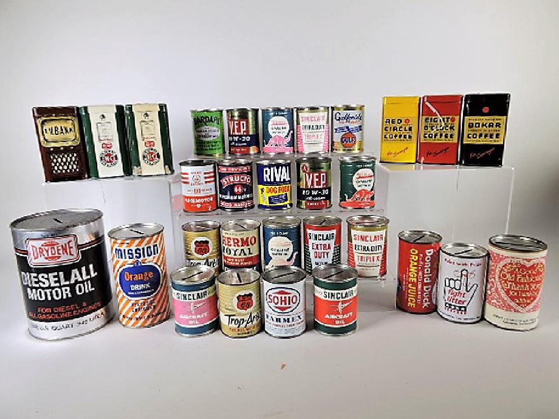 Lot of 30 advertising  banks - Sinclair, Phillips 66, (1 of 1)