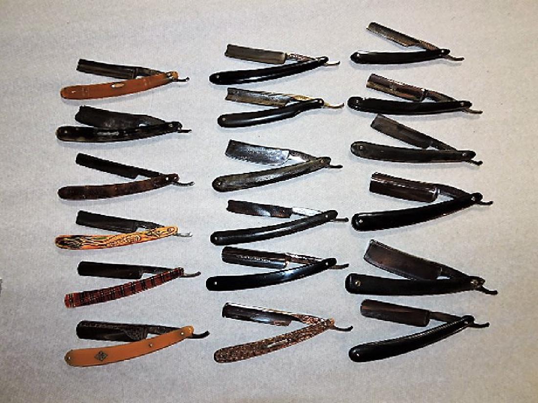 Straight razor lot of 18 (1 of 1)