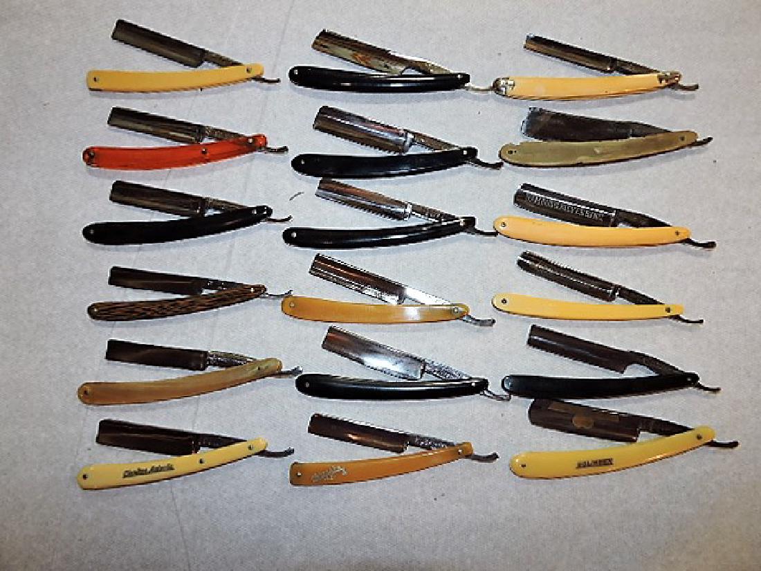 Straight razor lot of 18, all German (1 of 1)