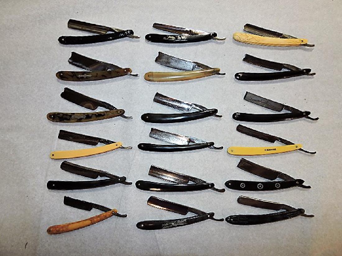 Straight razor lot of 18 (1 of 1)