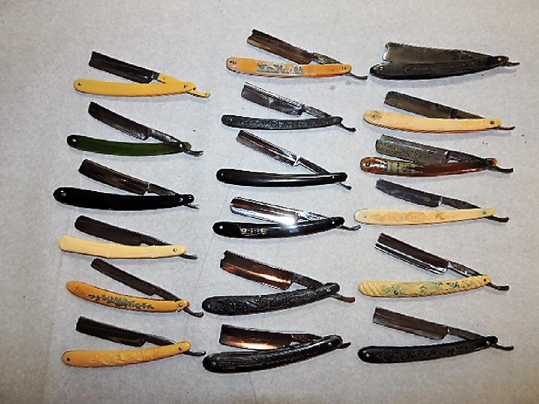 Straight razor lot of 18 (1 of 1)