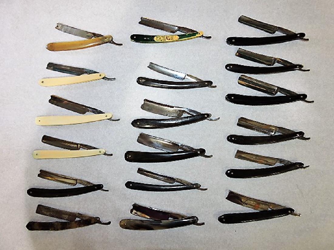 Straight razor lot of 18 (1 of 1)