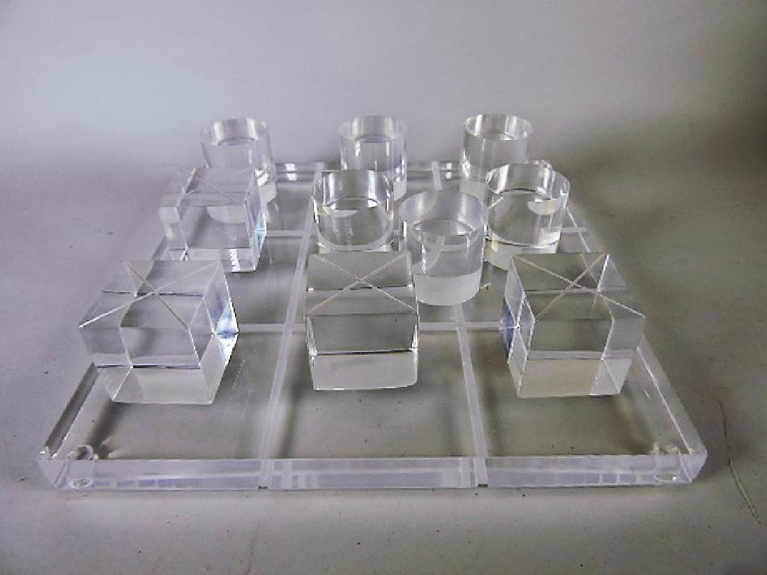 Acrylic tic tac toe set (1 of 1)