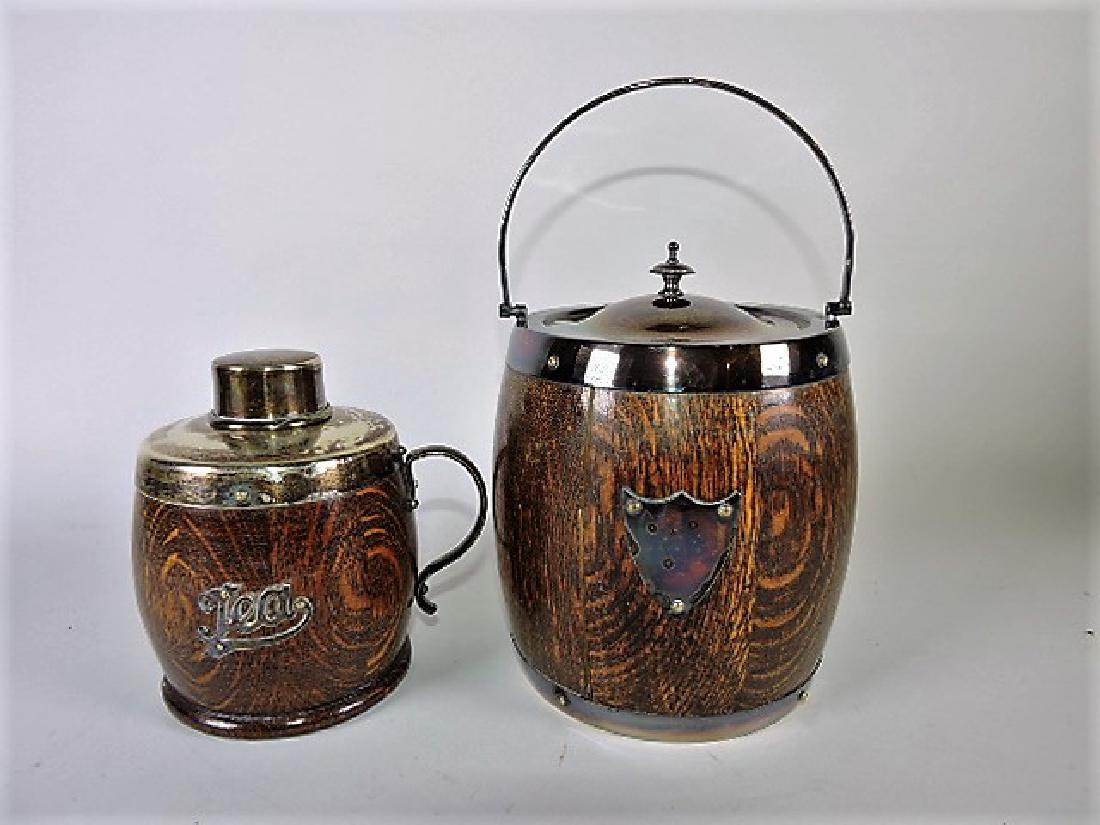 Oak barrel tea caddy and humidor (1 of 1)