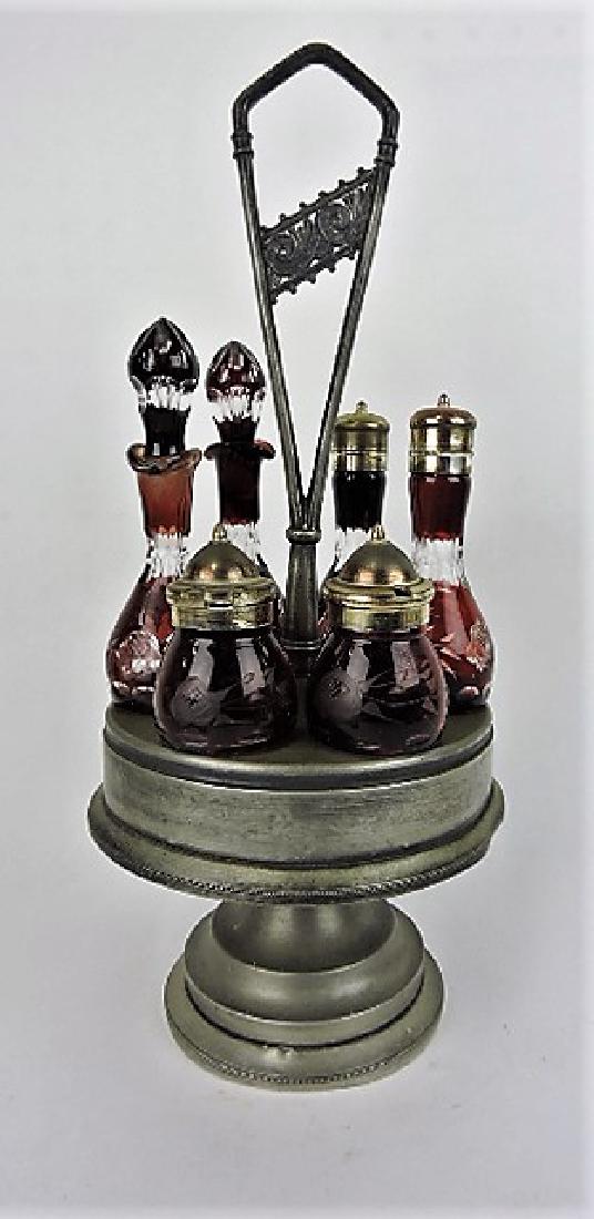 Ruby flash cut to clear 6 bottle castor set (1 of 1)