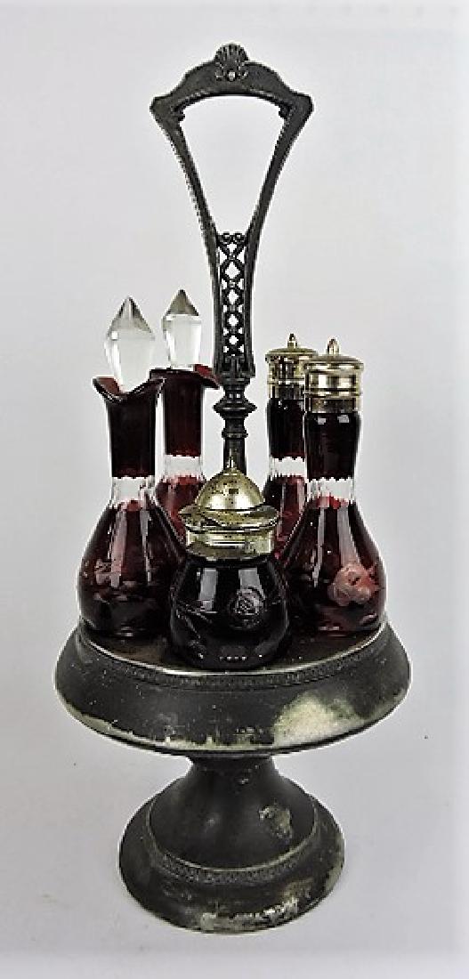 Ruby flash cut to clear 5 bottle castor set (1 of 1)