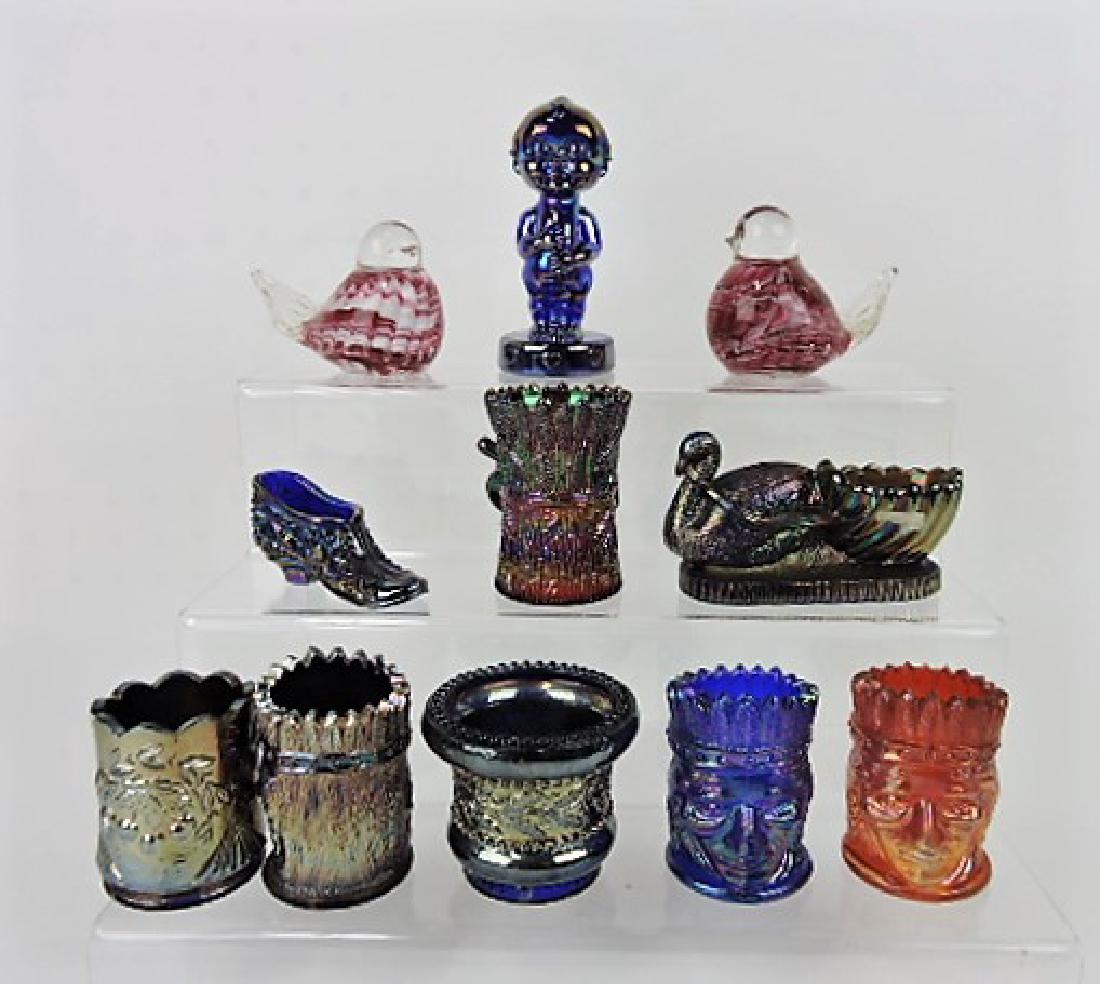 St. Clair lot of 11 paperweights and toothpick (1 of 1)