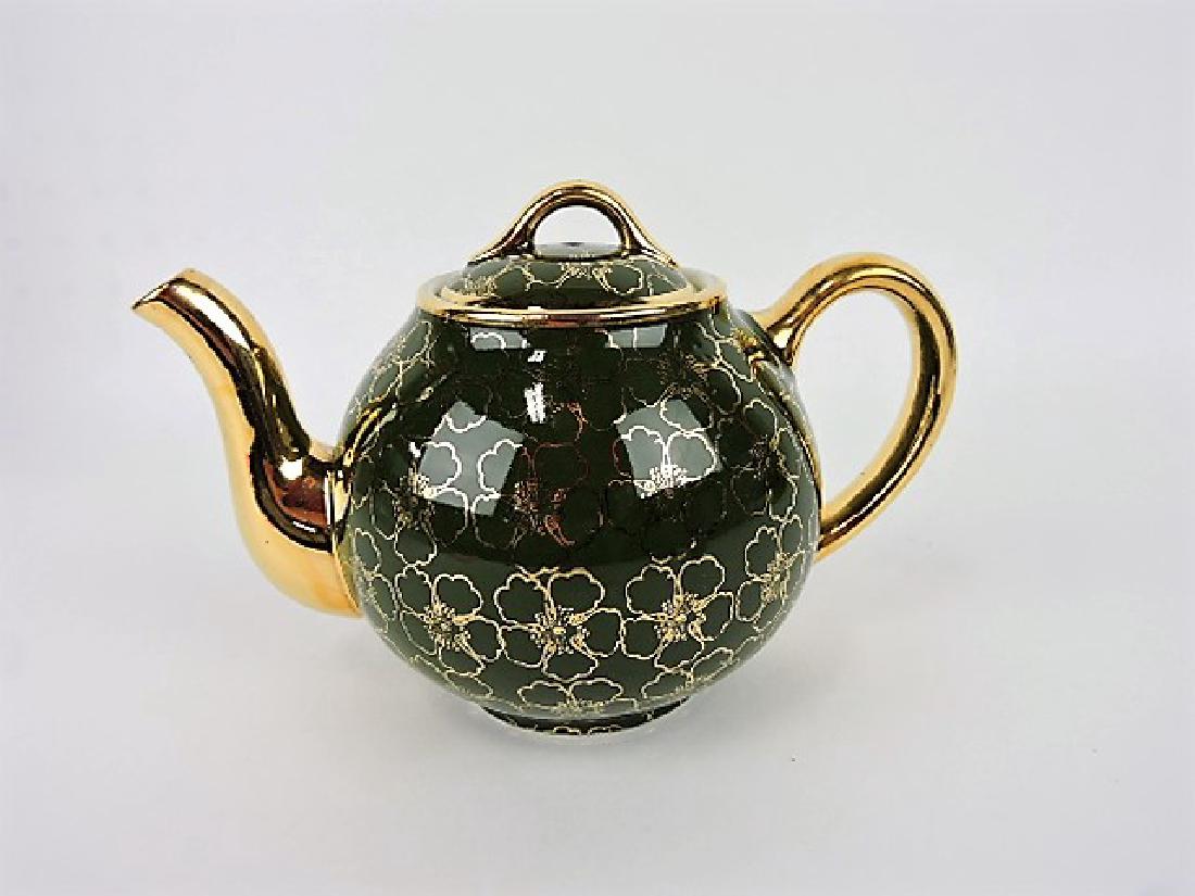 Hall China  teapot, French Flower stock (1 of 1)
