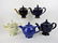 Hall China lot of 5 teapots