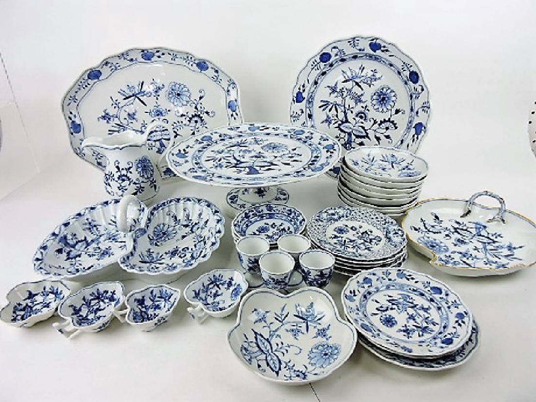 Meissen Blue Onion lot of 35 assorted pcs (1 of 2)