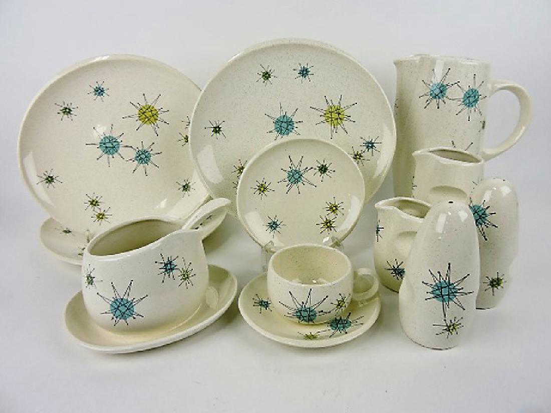 Franciscan Mid Century Starburst lot of dinnerware