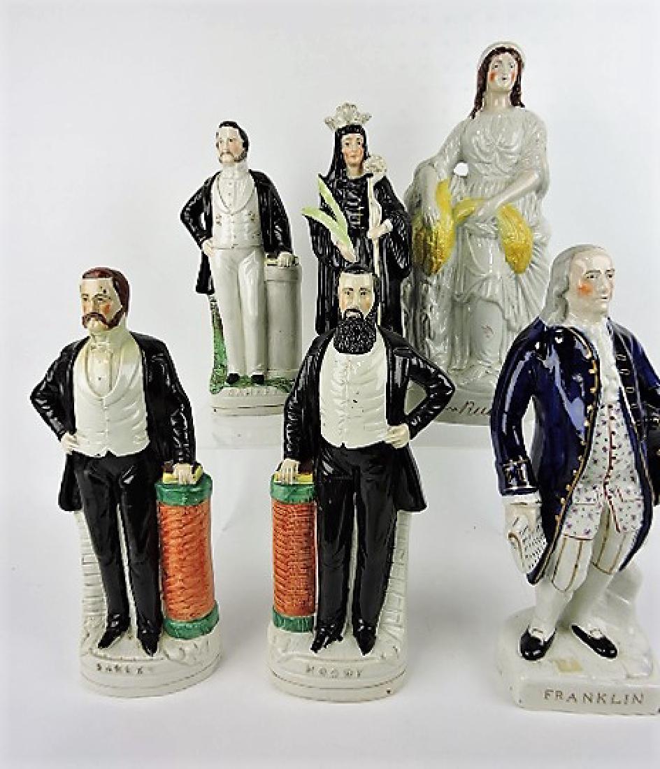 Staffordshire lot of 6 figures: 2 - Sankey, Moody, (1 of 6)