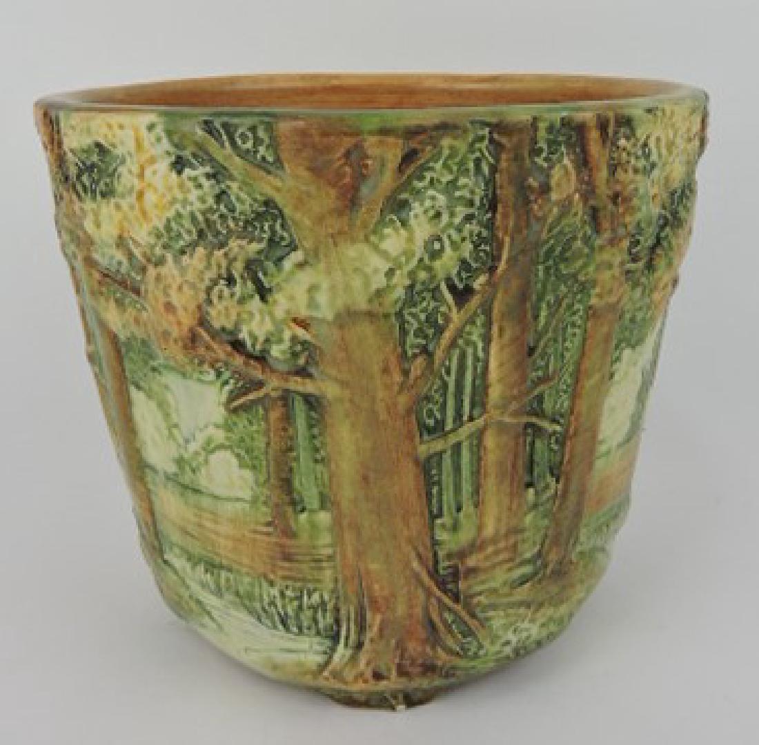 Weller Forest art pottery jardiniere, 7 3/4" (1 of 1)