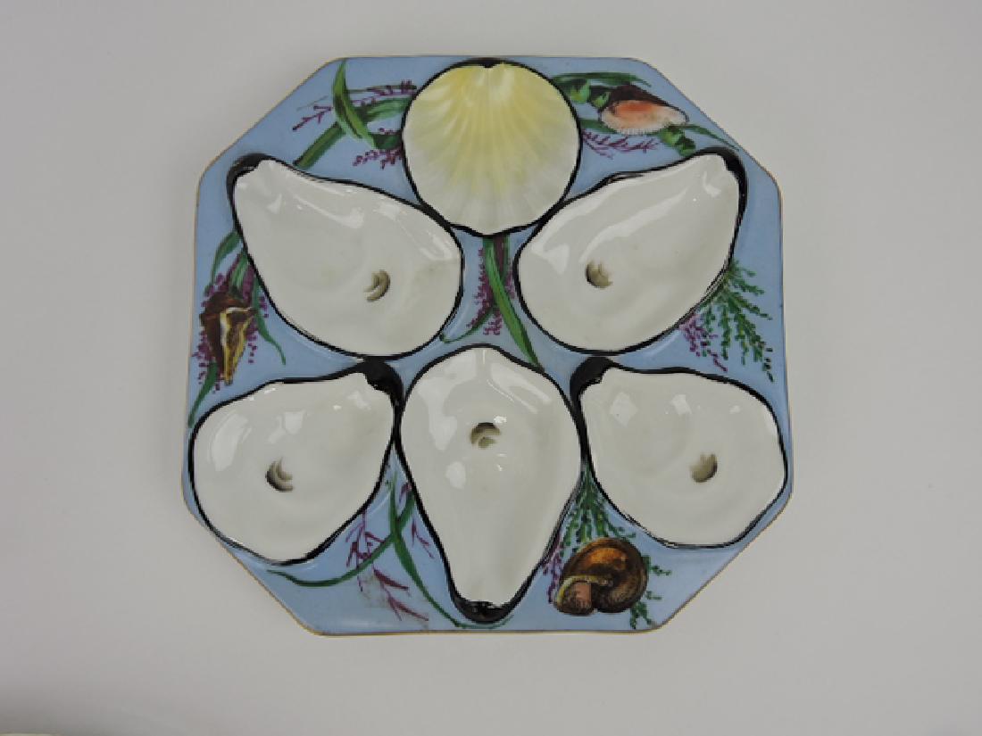 Gutherz Limojes blue square oyster plate with (1 of 1)