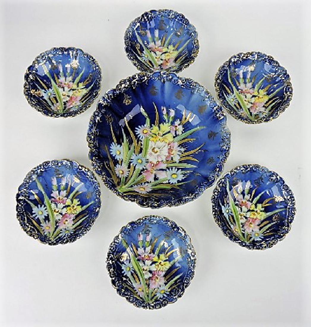 R.S. Prussia (steeple mark)7 pc berry set, (1 of 3)