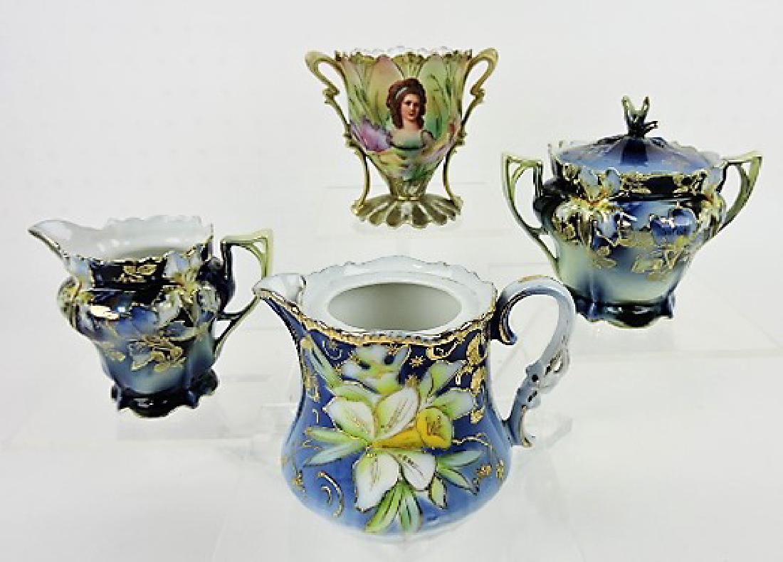 R.S. Prussia group - portrait spooner, repaired; (1 of 3)