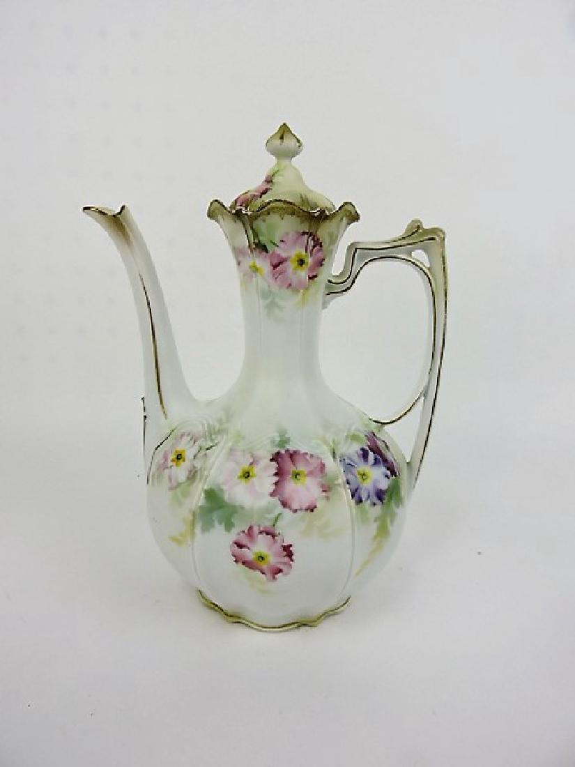 R.S. Prussia red mark chocolate pot with (1 of 2)