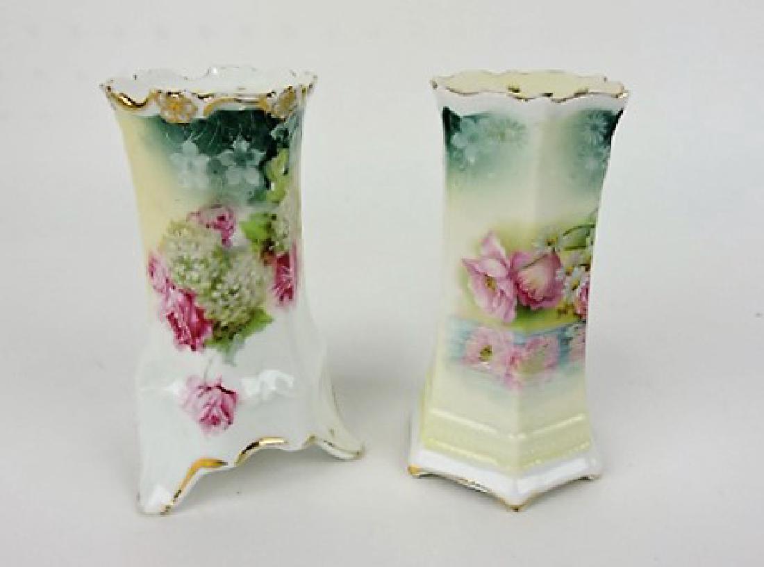 R.S. Prussia red mark lot of 2 hat pin holders, (1 of 1)