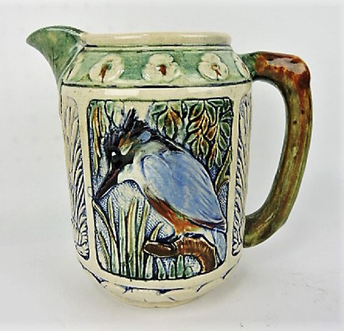 Weller King Fisher pitcher, 8 1/2" (1 of 1)
