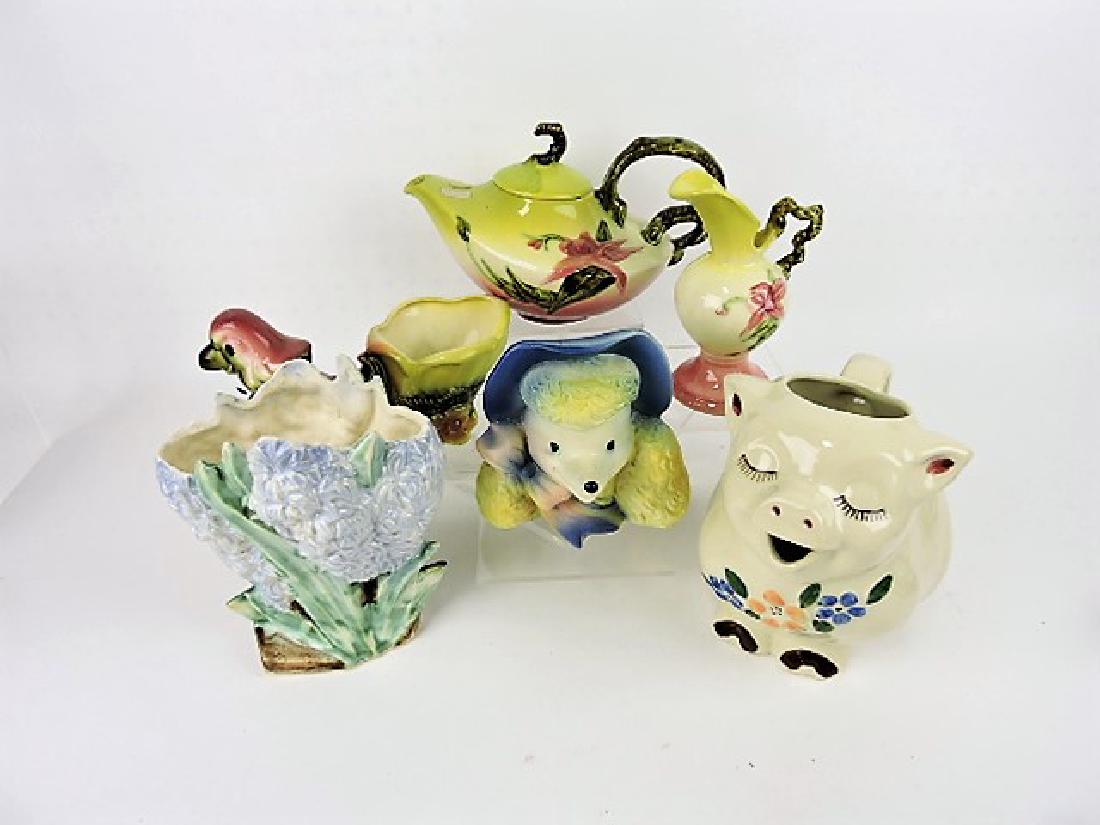 Pottery lot of 6 pieces-Hull, McCoy and Shawnee (1 of 1)