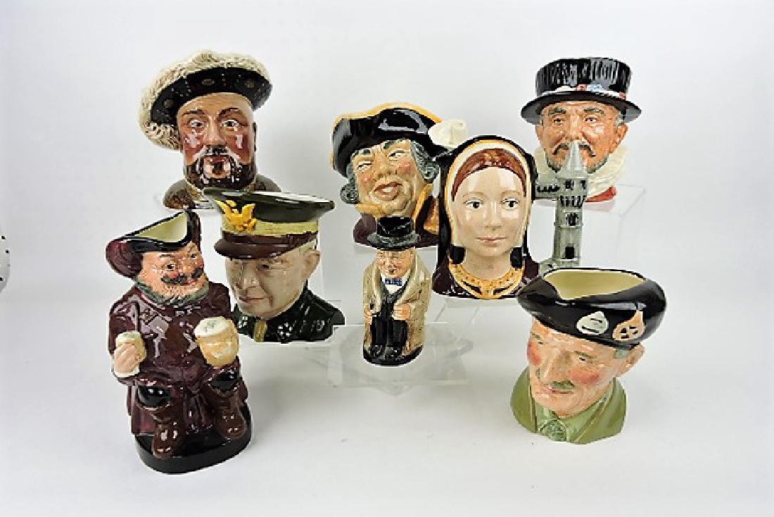 Lot of 8 toby jugs- Beswick Henry VIII Barrington (1 of 1)