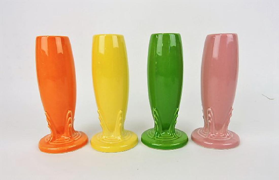 Fiesta Post 86 bud vase lot of 4 assorted colors (1 of 1)