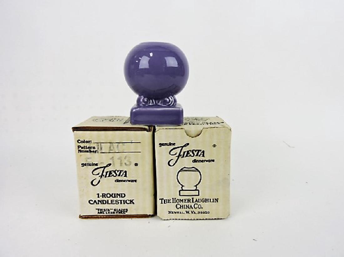 Fiesta Post 86 lilac pair bulb candle holders NIB (1 of 1)