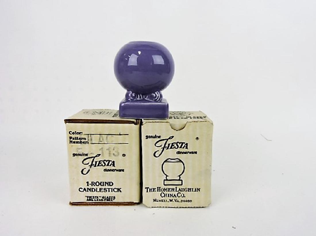 Fiesta Post 86 lilac pair bulb candle holders NIB (1 of 1)