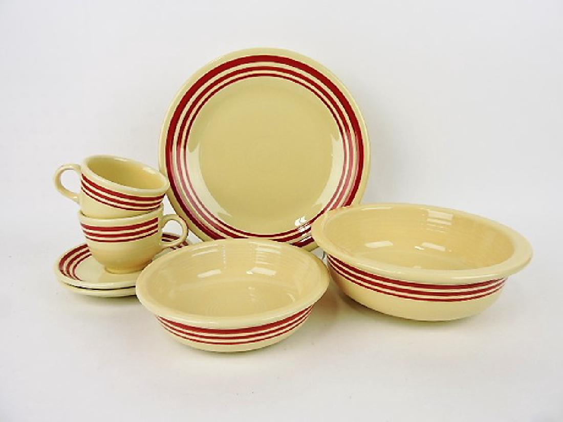 Fiesta Post 86 red stripe lot of 5 pcs (1 of 1)