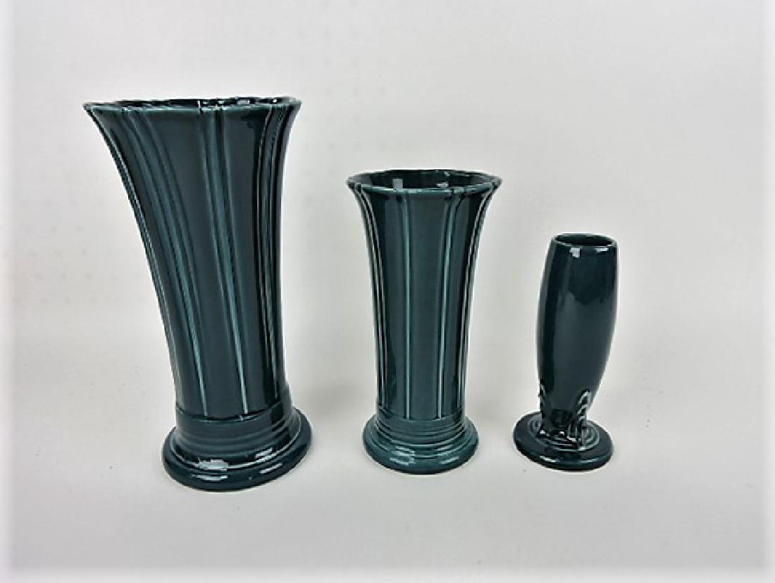 Fiesta Post 86 vase group - juniper 10", 8" & bud (1 of 1)