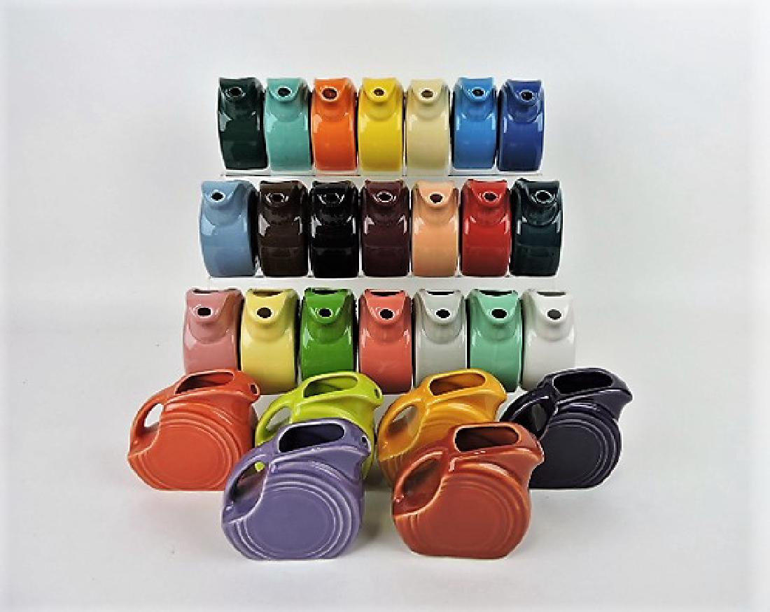 Fiesta Post 86 collection of 27 mini disk pitchers (1 of 1)