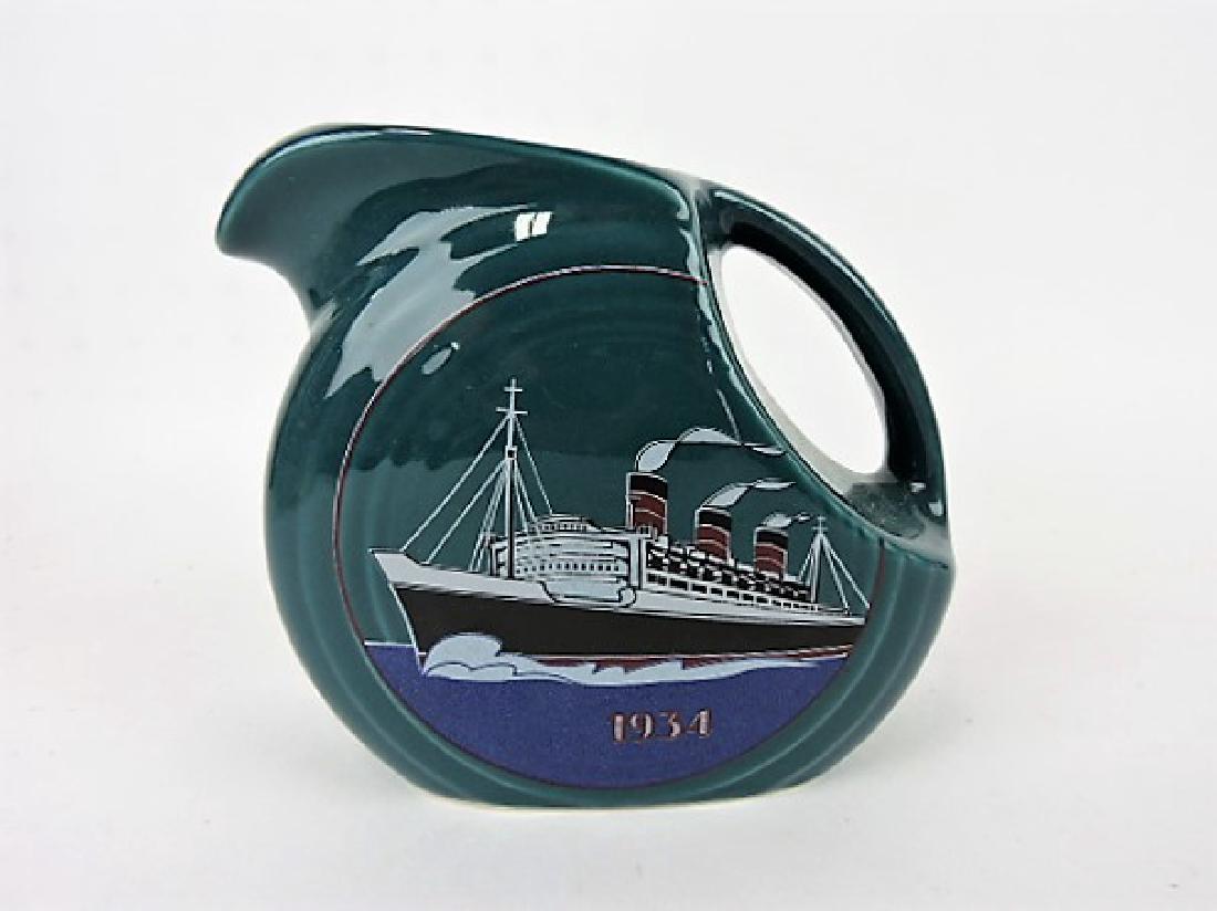 Fiesta Post 86 disk juice pitcher 1934 Queen Mary, (1 of 1)