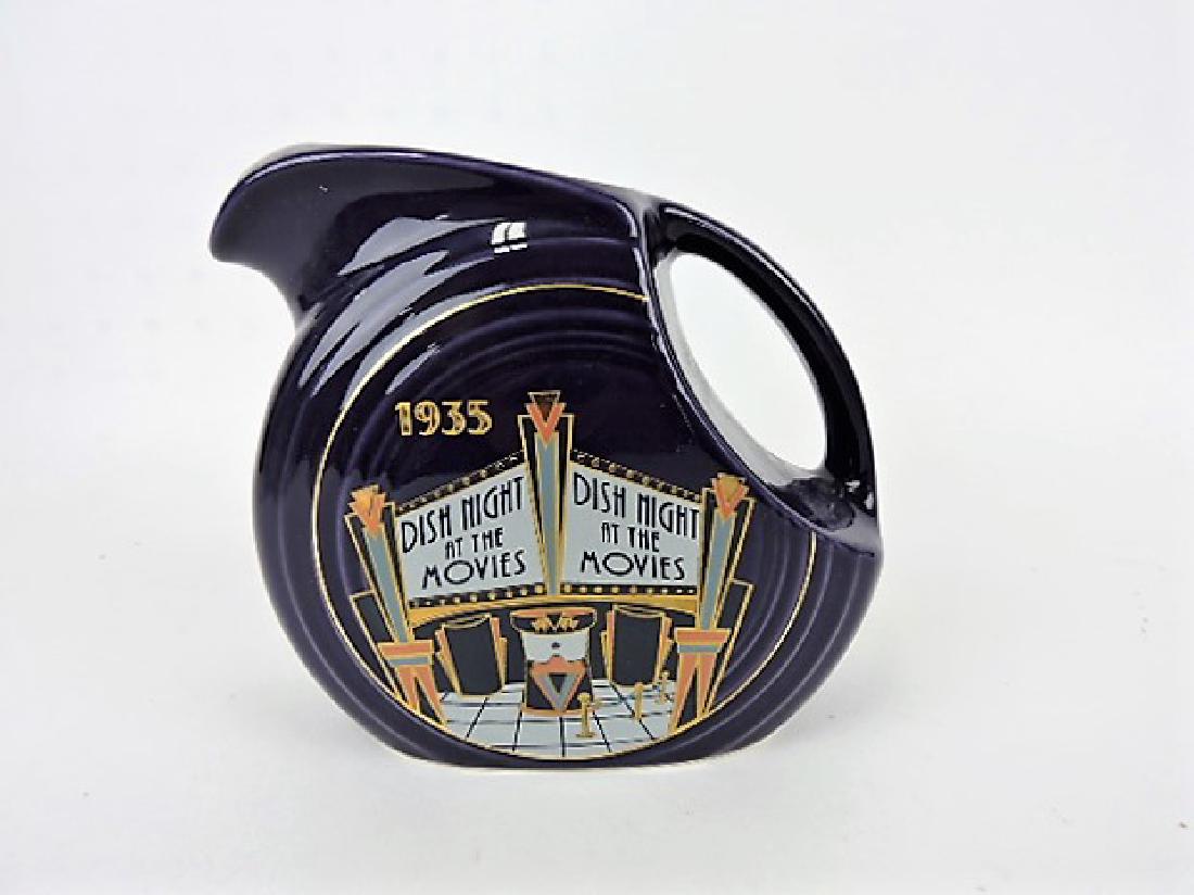 Fiesta Post 86 disk juice pitcher, 1935 Night At (1 of 1)