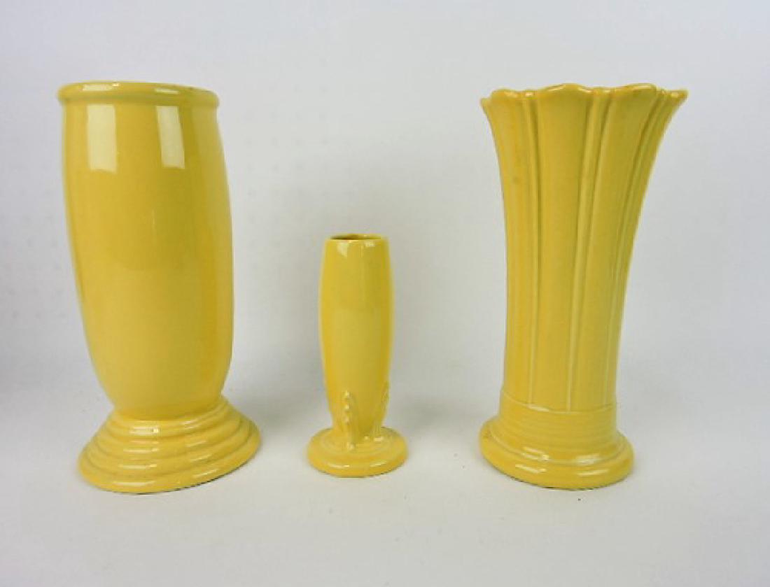 Fiesta Post 86 yellow vase group- (1 of 1)