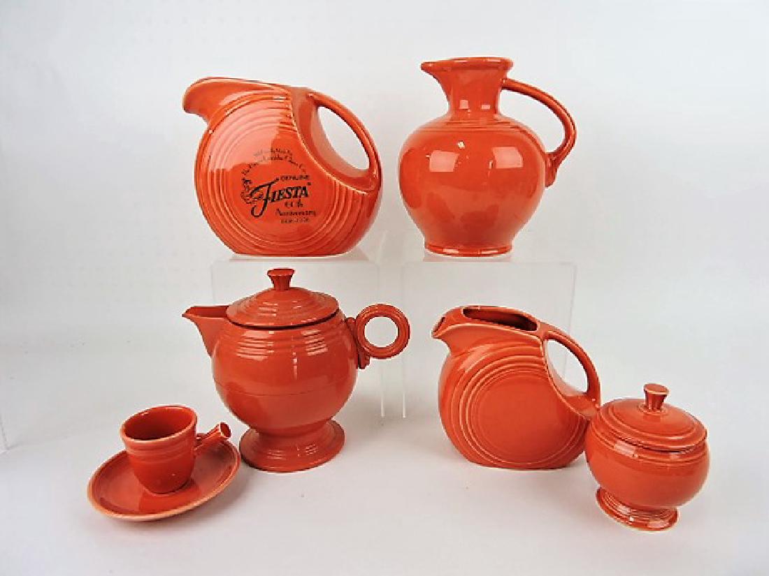 Fiesta Post 86, persimmon lot of 6 pieces (1 of 1)