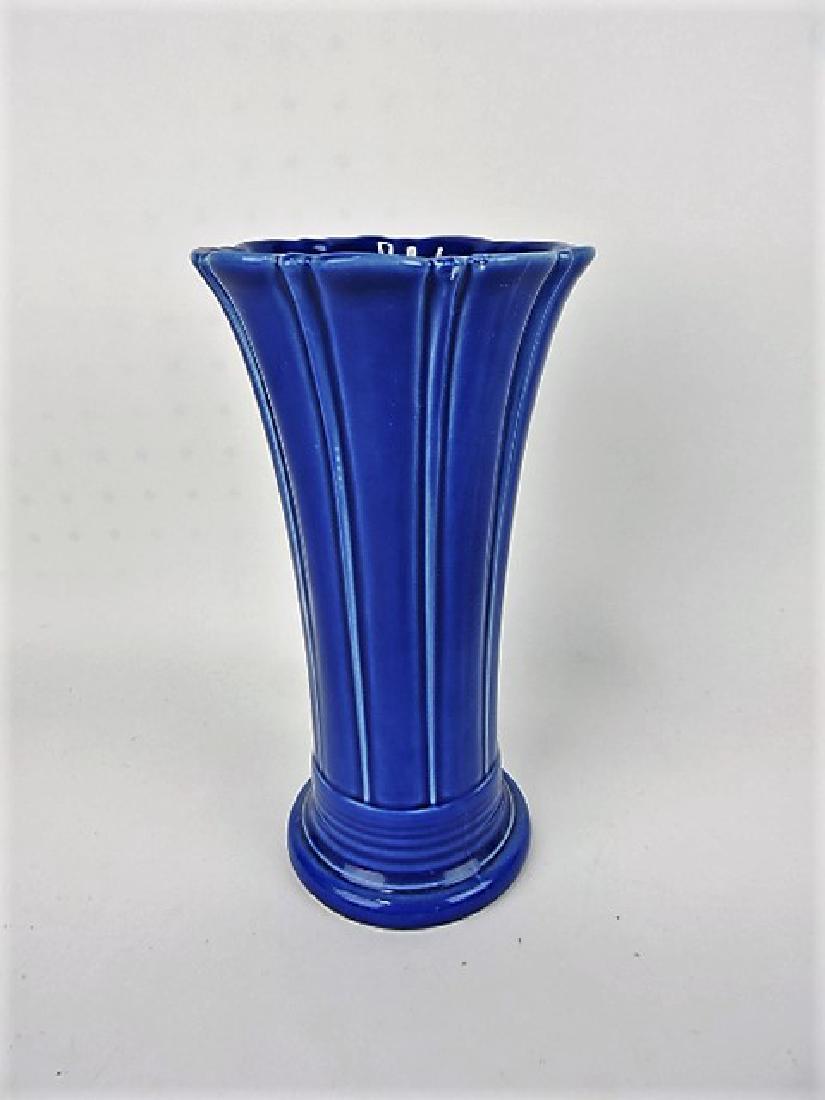 Fiesta Post 86, sapphire 10" flower vase (1 of 1)